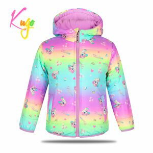 Dívčí zimní bunda - KUGO KM9983, fialková Barva: Fialková, Velikost: 98