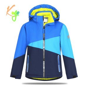 Chlapecká zimní bunda - KUGO PB7352, modrá Barva: Modrá, Velikost: 116