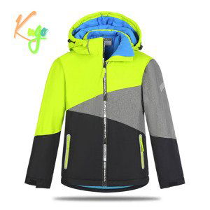 Chlapecká zimní bunda - KUGO PB7352, signální Barva: Signální, Velikost: 104
