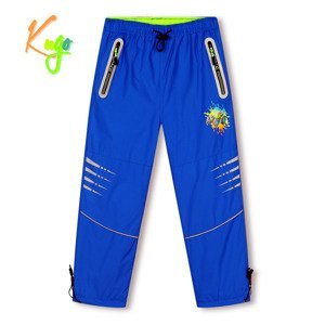 Chlapecké šusťákové kalhoty, zateplené - KUGO DK7121, modrá Barva: Modrá, Velikost: 98