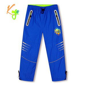 Chlapecké šusťákové kalhoty, zateplené - KUGO DK7121, modrá Barva: Modrá, Velikost: 128
