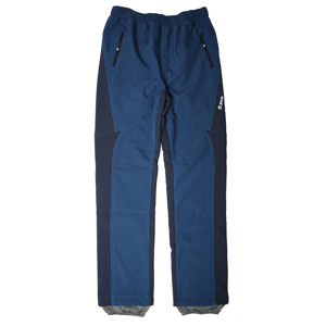 Chlapecké softshellové kalhoty, zateplené - Wolf B2298, tmavě modrá/ petrol Barva: Modrá, Velikost: 158