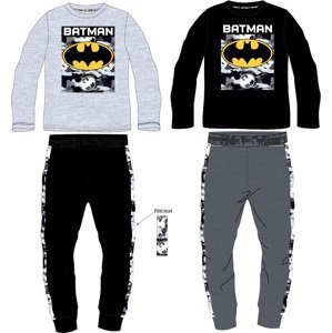 Batman - licence Chlapecké pyžamo - Batman 5204461, světle šedá/ černé kalhoty Barva: Šedá, Velikost: 134