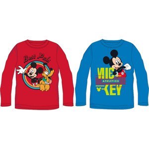 Mickey Mouse - licence Chlapecké triko - Mickey Mouse 52028865, červená Barva: Červená, Velikost: 128