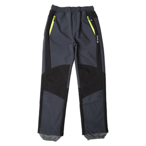 Chlapecké softshellové kalhoty, zateplené - Wolf B2296, šedá/ černá kolena Barva: Šedá, Velikost: 98