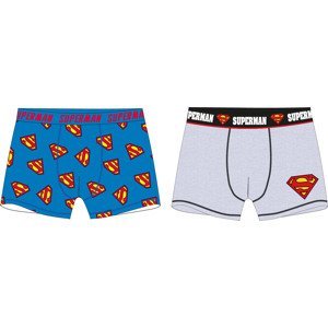 superman-licence Chlapecké boxerky - Superman 5233239, šedá/ modrá Barva: Mix barev, Velikost: 128-134
