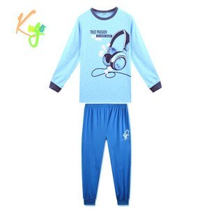 Chlapecké pyžamo - KUGO MP1361, světle modrá Barva: Modrá světle, Velikost: 134