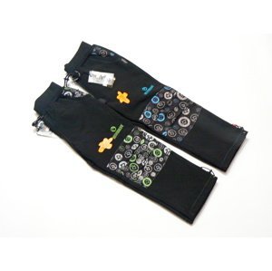 Chlapecké softshellové kalhoty - NEVEREST F7281C, černá / modrá Barva: Černo-modrá, Velikost: 146