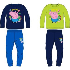 Prasátko Pepa - licence Chlapecké pyžamo - Prasátko Peppa 5204903, modrá Barva: Modrá, Velikost: 92