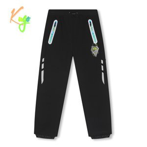 Chlapecké softshellové kalhoty, zateplené - KUGO HK2516, celočerná Barva: Černá, Velikost: 146