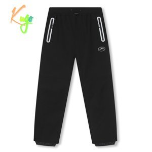 Chlapecké softshellové kalhoty, zateplené - KUGO H5517, celočerná Barva: Černá, Velikost: 146