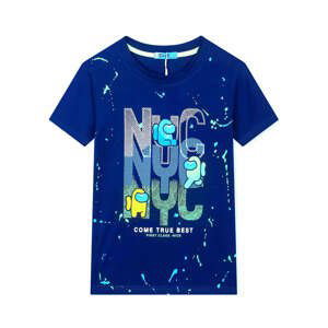 Chlapecké tričko - KUGO HC0706, modrá Barva: Modrá, Velikost: 158