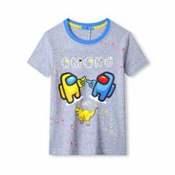 Chlapecké tričko - KUGO TM9202, šedý melír Barva: Šedá, Velikost: 104