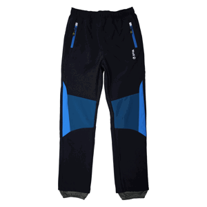 Chlapecké softshellové kalhoty - Wolf B2384, tmavě modrá Barva: Modrá tmavě, Velikost: 134