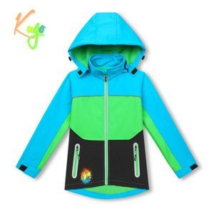 Chlapecká softshellová bunda - KUGO HK3122, tyrkysová Barva: Tyrkysová, Velikost: 116