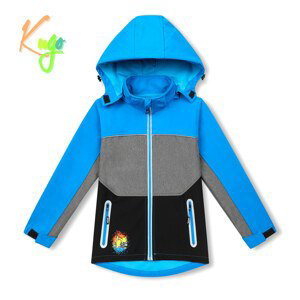 Chlapecká softshellová bunda - KUGO HK3122, modrá Barva: Modrá, Velikost: 98