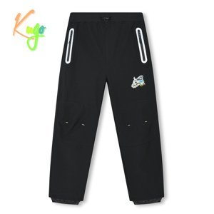 Chlapecké softshellové kalhoty - KUGO HK3118, celočerná Barva: Černá, Velikost: 116