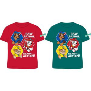 Paw Patrol - Tlapková patrola -Licence Chlapecké tričko - Paw Patrol 52022250, červená Barva: Červená, Velikost: 104
