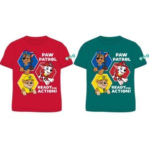 Paw Patrol - Tlapková patrola -Licence Chlapecké tričko - Paw Patrol 52022250, červená Barva: Červená, Velikost: 122