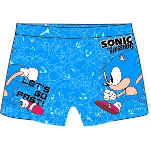 Ježek SONIC - licence Chlapecké koupací boxerky - Ježek Sonic 5244026, modrá Barva: Modrá, Velikost: 104-110
