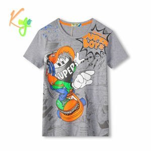 Chlapecké tričko - KUGO TM8575C, šedá Barva: Šedá, Velikost: 122