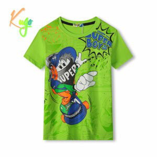 Chlapecké tričko - KUGO TM8575C, zelená Barva: Zelená, Velikost: 116