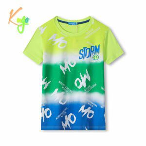 Chlapecké tričko - KUGO FC0308, signální Barva: Zelinkavá, Velikost: 152