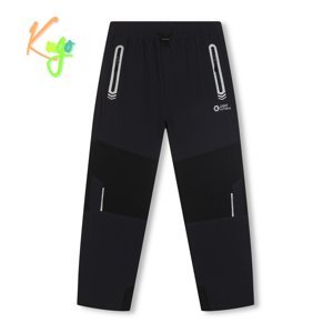 Chlapecké softshellové kalhoty - KUGO HK7578, tmavě šedá Barva: Šedá, Velikost: 134