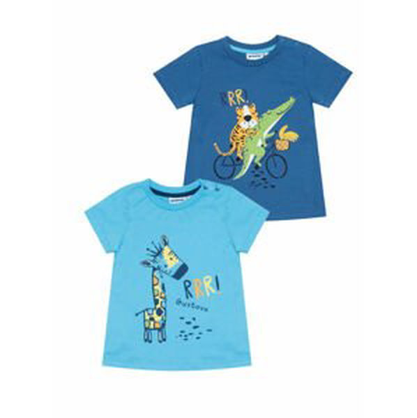 Chlapecká trička / set - Winkiki WNB 11960, světle modrá / tmavě modrá Barva: Modrá, Velikost: 80