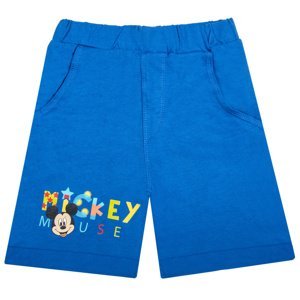 Mickey Mouse - licence Chlapecké kraťasy - Mickey Mouse 52078549, modrá světlejší Barva: Modrá, Velikost: 98