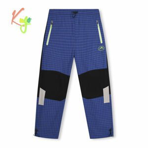 Chlapecké plátěné kalhoty - KUGO FK7607, modrá Barva: Modrá, Velikost: 158
