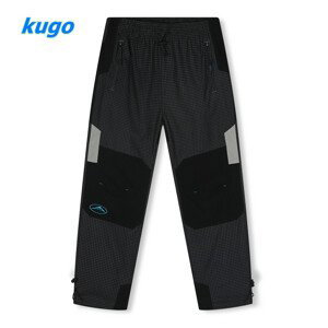 Chlapecké outdoorové kalhoty - KUGO G9659, šedomodrá Barva: Šedá, Velikost: 140