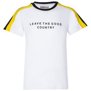 Chlapecké tričko - Glo-Story BPO-8302, bílá Barva: Bílá, Velikost: 160