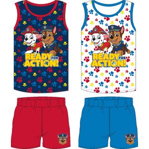 Paw Patrol - Tlapková patrola -Licence Chlapecký komplet - Paw Patrol 52041178, bílá / modrá Barva: Bílá, Velikost: 110