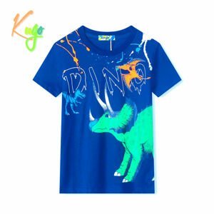 Chlapecké tričko - KUGO TM8571C, modrá Barva: Modrá, Velikost: 110