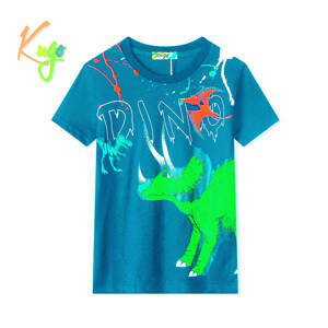 Chlapecké tričko - KUGO TM8571C, tyrkysová Barva: Tyrkysová, Velikost: 104