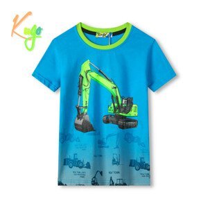 Chlapecké tričko - KUGO TM8570C, tyrkysová Barva: Tyrkysová, Velikost: 116