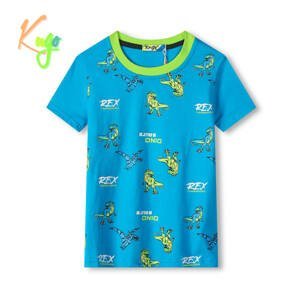 Chlapecké tričko - KUGO TM8574C, tyrkysová Barva: Tyrkysová, Velikost: 104