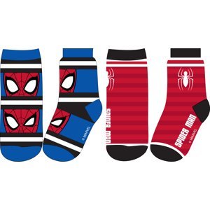 Spider Man - licence Chlapecké ponožky - Spider-Man 52341417, červená / modrá Barva: Mix barev, Velikost: 23-26