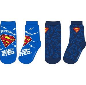 superman-licence Chlapecké ponožky - Superman 5234314, modrá Barva: Modrá, Velikost: 27-30