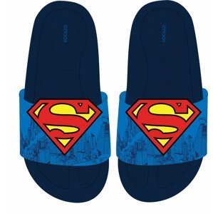 superman-licence Chlapecké pantofle - Superman 5251273, modrá Barva: Modrá, Velikost: 27-28