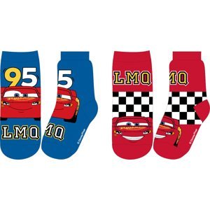 Auta - Cars - licence Chlapecké ponožky - Auta 5234A346, modrá / červená Barva: Mix barev, Velikost: 23-26