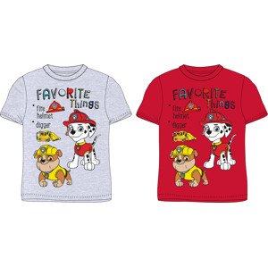 Paw Patrol - Tlapková patrola -Licence Chlapecké tričko - Paw Patrol 52021752, šedá Barva: Šedá, Velikost: 104