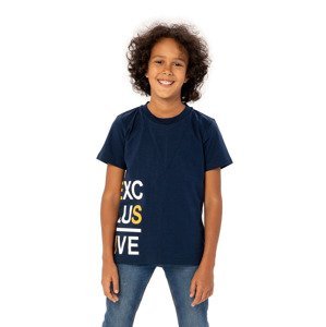 Chlapecké tričko - WINKIKI WTB 02842, tmavě modrá Barva: Modrá světle, Velikost: 140