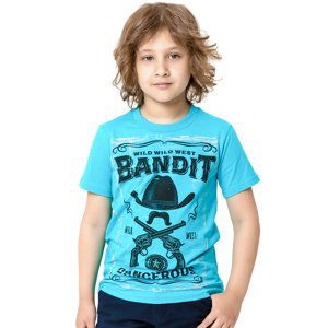 Chlapecké tričko - Winkiki WJB 91388, tyrkysová Barva: Tyrkysová, Velikost: 128