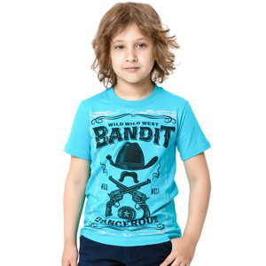 Chlapecké tričko - Winkiki WJB 91388, tyrkysová Barva: Tyrkysová, Velikost: 134