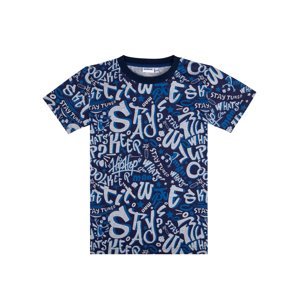 Chlapecké tričko - Winkiki WTB 02868, tmavě modrá Barva: Modrá, Velikost: 146