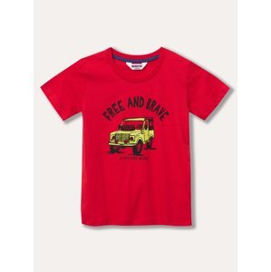Chlapecké tričko - Winkiki WKB 31123, červená Barva: Červená, Velikost: 122