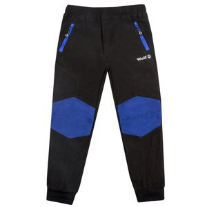 Chlapecké outdoorové kalhoty - Wolf T2353, černá Barva: Černá, Velikost: 98
