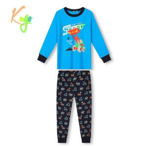 Chlapecké pyžamo - KUGO MP3778, tyrkysová Barva: Tyrkysová, Velikost: 122